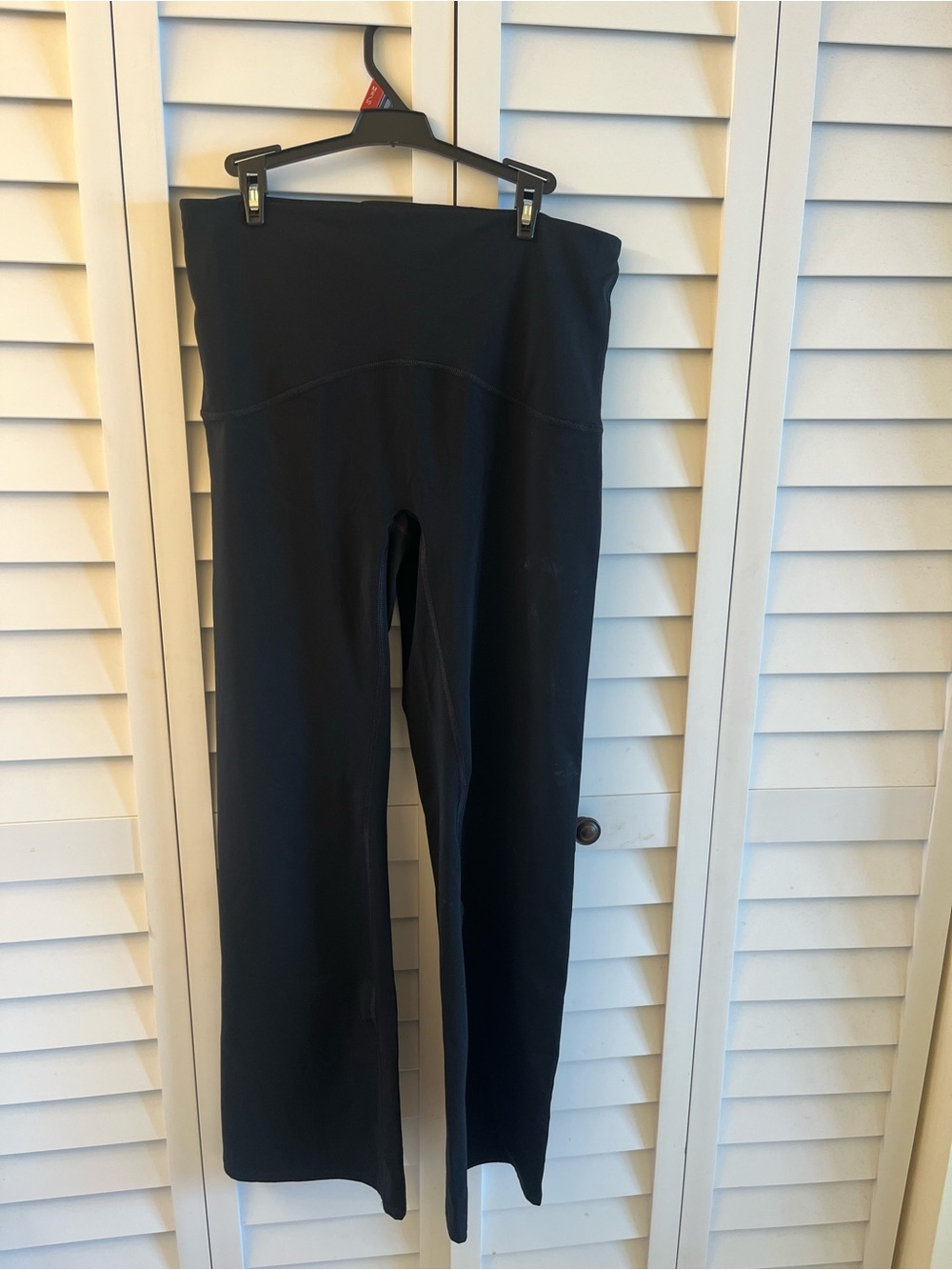SPANX Booty Boost Black High-Rise Wide-Leg Pull-On Pants